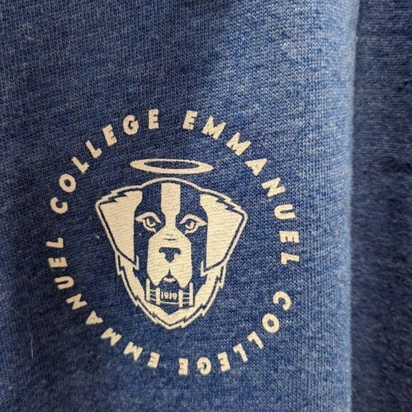 Emmanuel College Quarter-Zip, Heather Blue, 3XL, Fall Rush - Picture 1 of 6